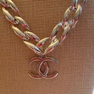 Fashion Up-cycle Necklace with Logo Pendant